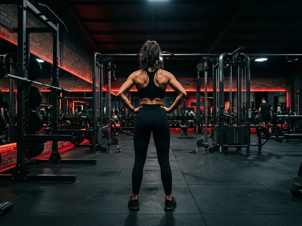 Motivational fitness transformation moment